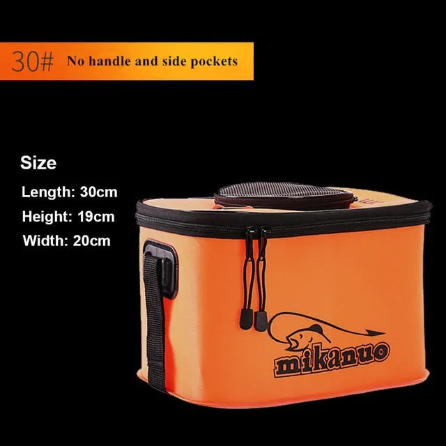 FISH Portable EVA Fishing Bag Collapsible Fishing Bucket Live Fish Box