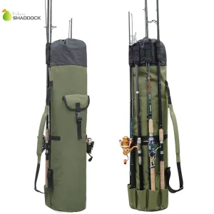 Fishing Portable Multifunction Nylon Fishing Bags Fishing Rod Bag Fishing Tackle Tools Storage Bag