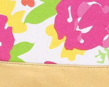 Floral Cabana Cosmetic Bag - Personalized