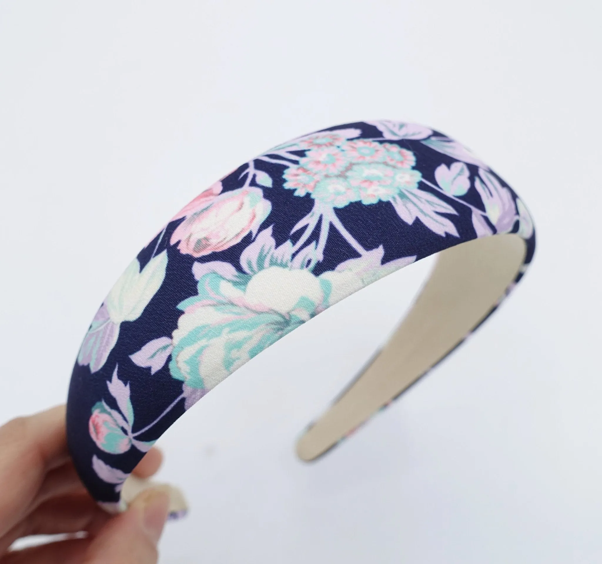 floral print padded headband women hairband hair accessory