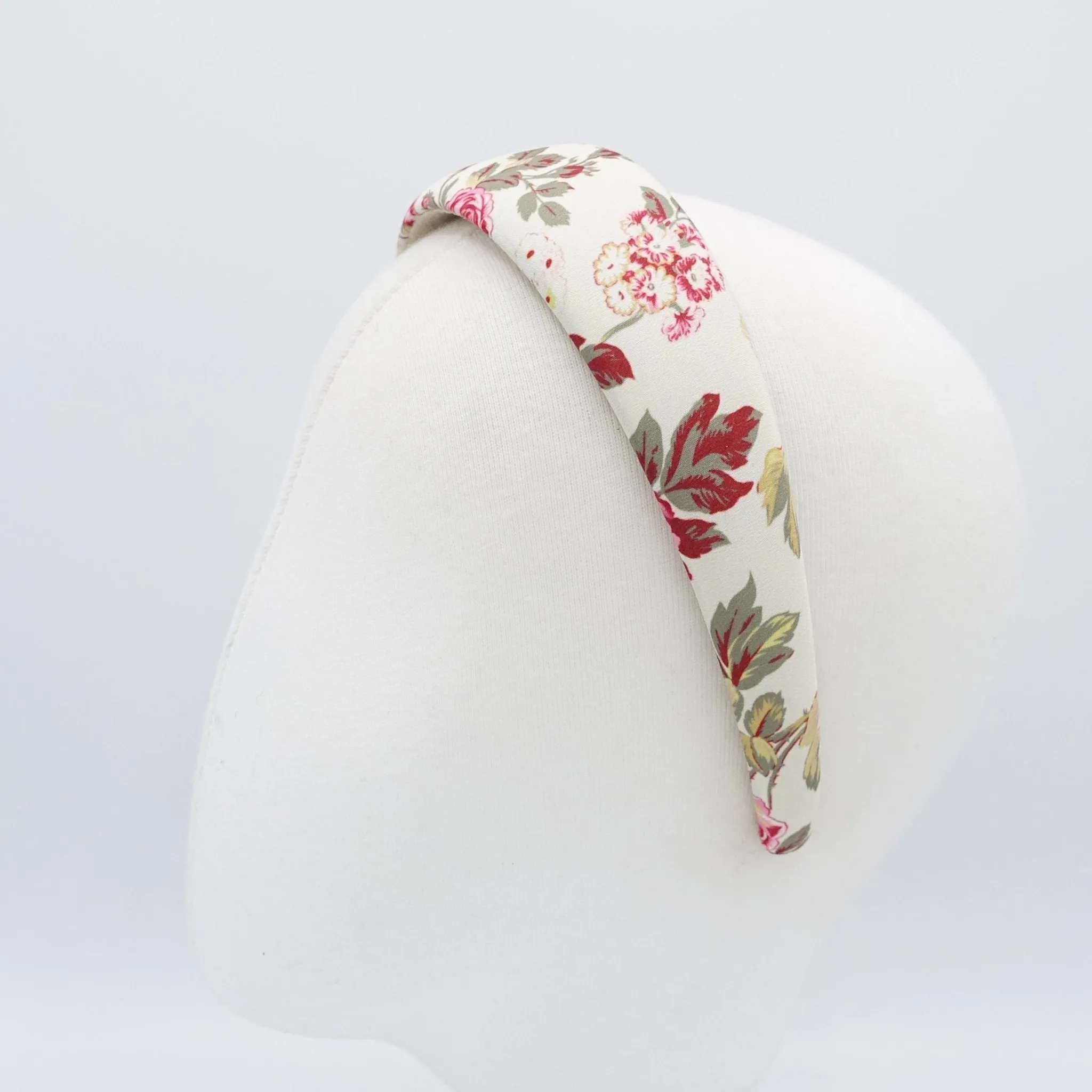 floral print padded headband women hairband hair accessory