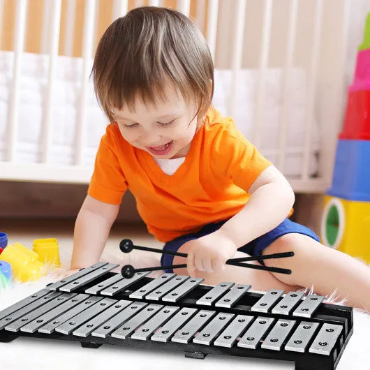 Foldable Aluminum Glockenspiel Xylophone 30 Note with Bag