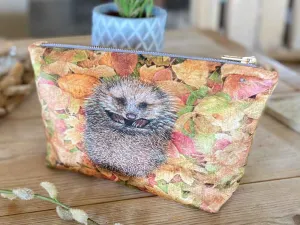 Hedgehog | Luxury Velvet Cosmetic Bag