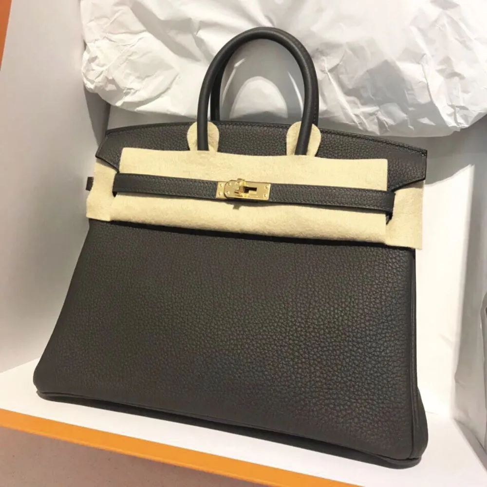 Hermès Birkin 25 Graphite Togo Gold Hardware GHW