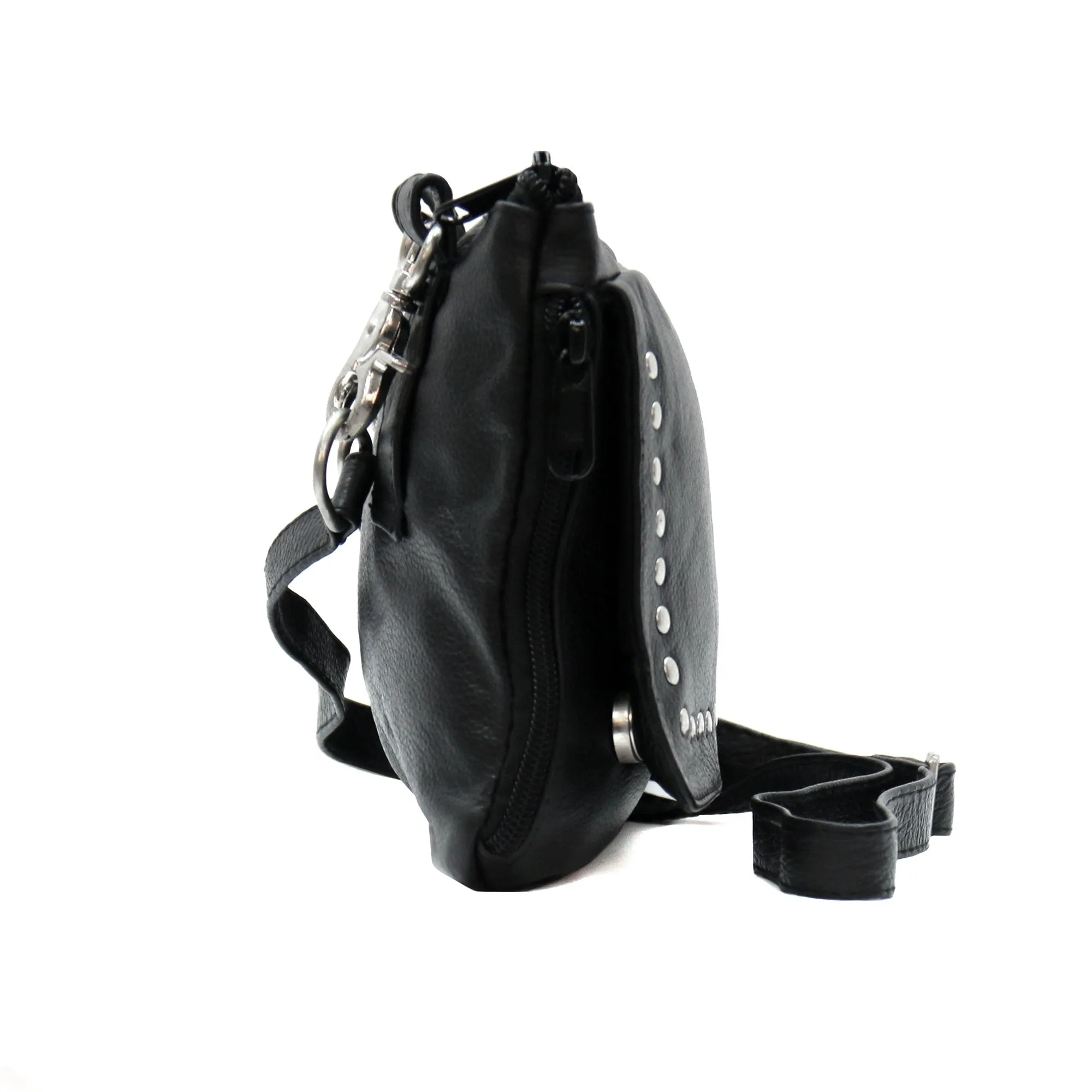 Hot Leathers Studded Leather Concealed Carry Purse