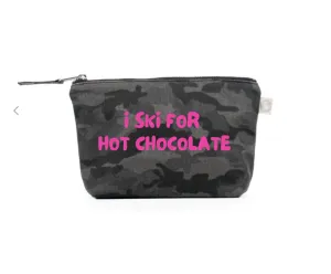 I SKI for Hot Chocolate Makeup Bag