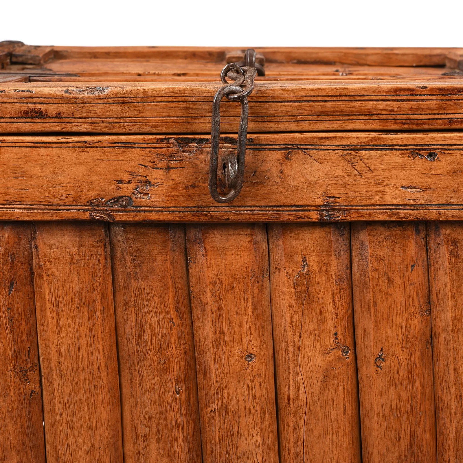 Indian Stick Box Storage Chest From Jaisalmer - 19th Century