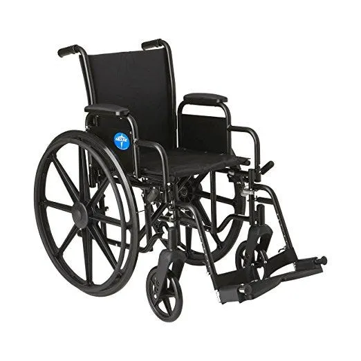 K3 Basic Plus Wheelchairs 16 x 16 Inch Swing Away Legs