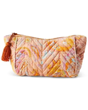 Kip & Co - Velvet Toiletry Bag (Paisley Paradise)