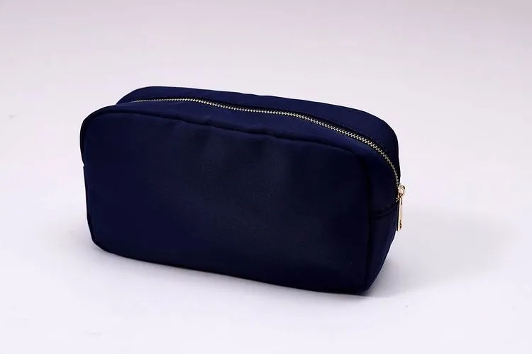 Large Nylon Cosmetic Bag - Assorted Colors