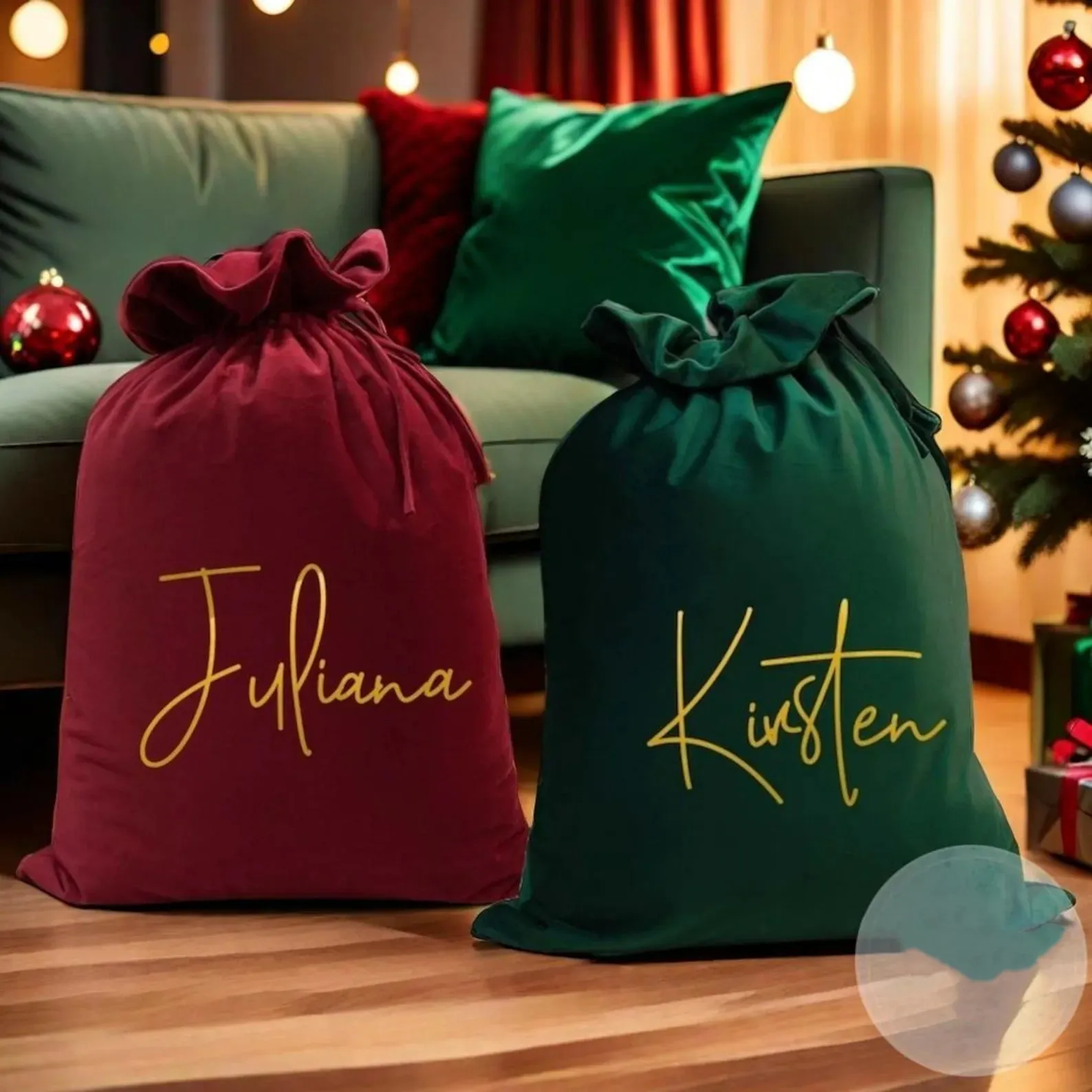 Large Santa Sack Bags,Velvet Christmas Sack with Name,Personalized Christmas Gift Bags,Gift Christmas Sack,Holiday Gift Bag,xmas gift sack