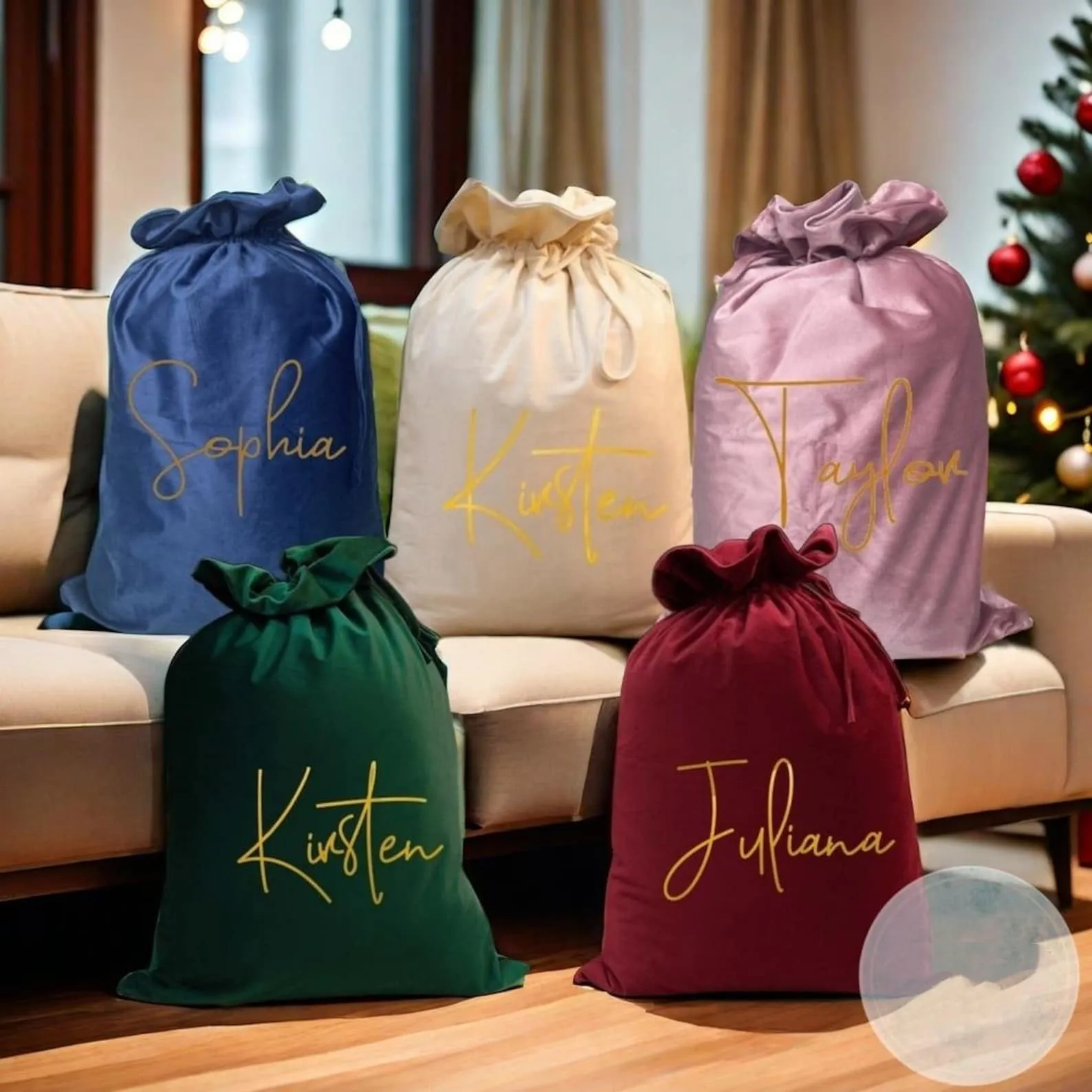 Large Santa Sack Bags,Velvet Christmas Sack with Name,Personalized Christmas Gift Bags,Gift Christmas Sack,Holiday Gift Bag,xmas gift sack