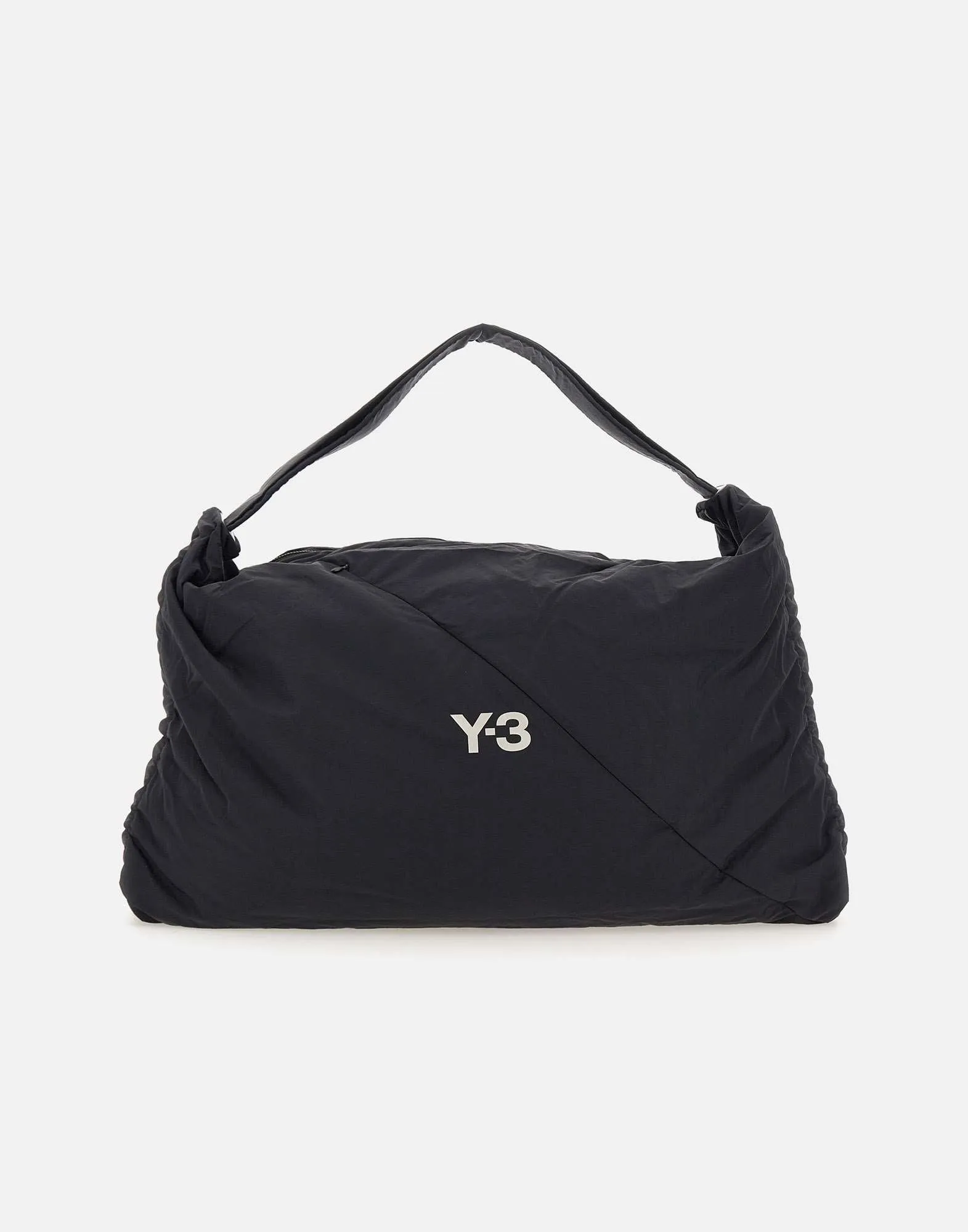 Lightweight Black Nylon Shoulder Bag