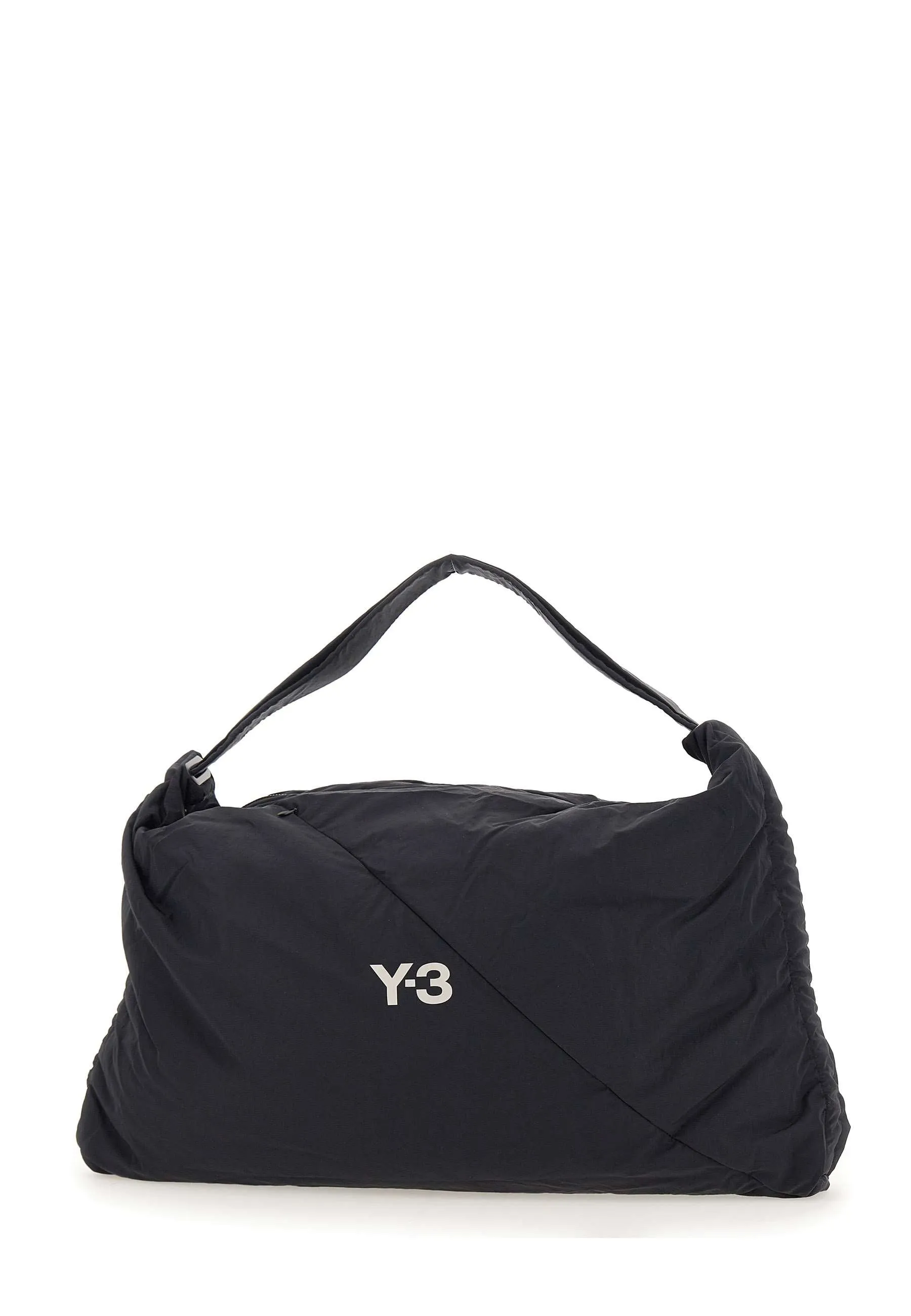 Lightweight Black Nylon Shoulder Bag