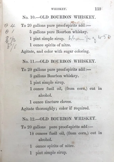 (Liquor) "A Practical Chemist".  A Treatise on the Manufacture, Imitation, Adulteration, and Reduction of...