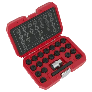 Locking Wheel Nut Key Set 22pc - VAG