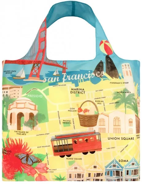 LOQI Reusable Shopping Bag - Urban Collection