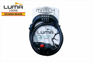 Luma Enduro Cable Match Cycle Lock 12mm x 80cm Black