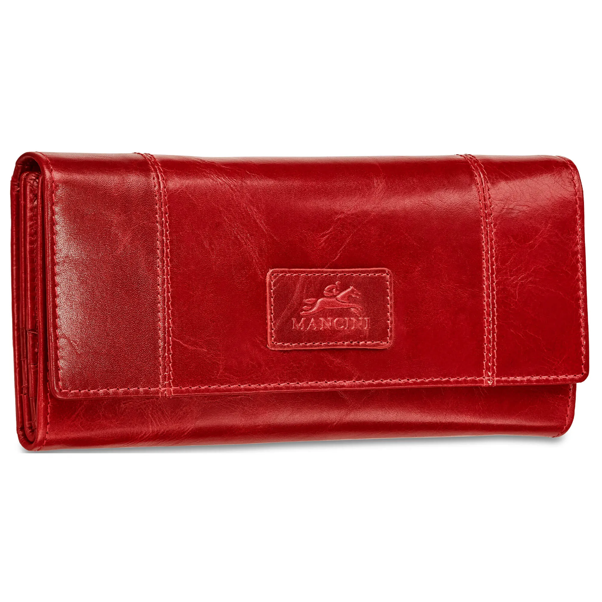 Mancini CASABLANCA Ladies’ RFID Secure Trifold Wallet