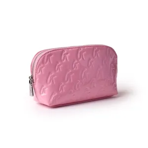 MONOGRAM COSMETIC POUCH - MIRROR PINK