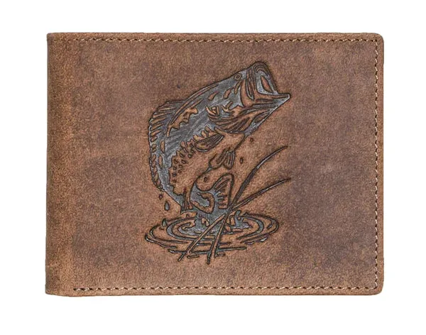 Mossy Oak Deer, Bass, Duck Bifold Wallet