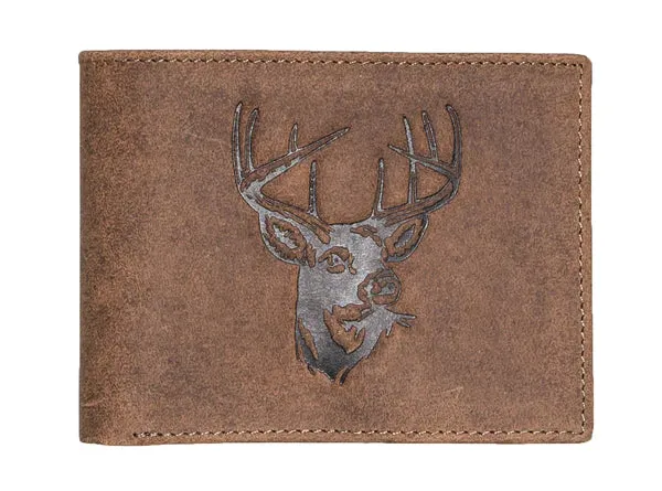 Mossy Oak Deer, Bass, Duck Bifold Wallet