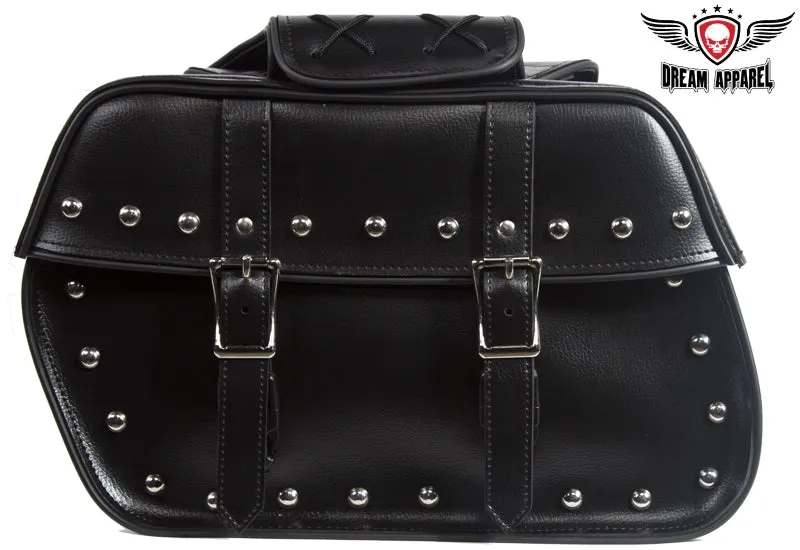 Motorcycle Saddlebags With Studs