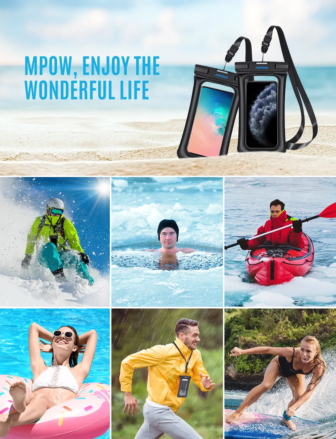 MPOW PA084A Waterproof Phone Pouch