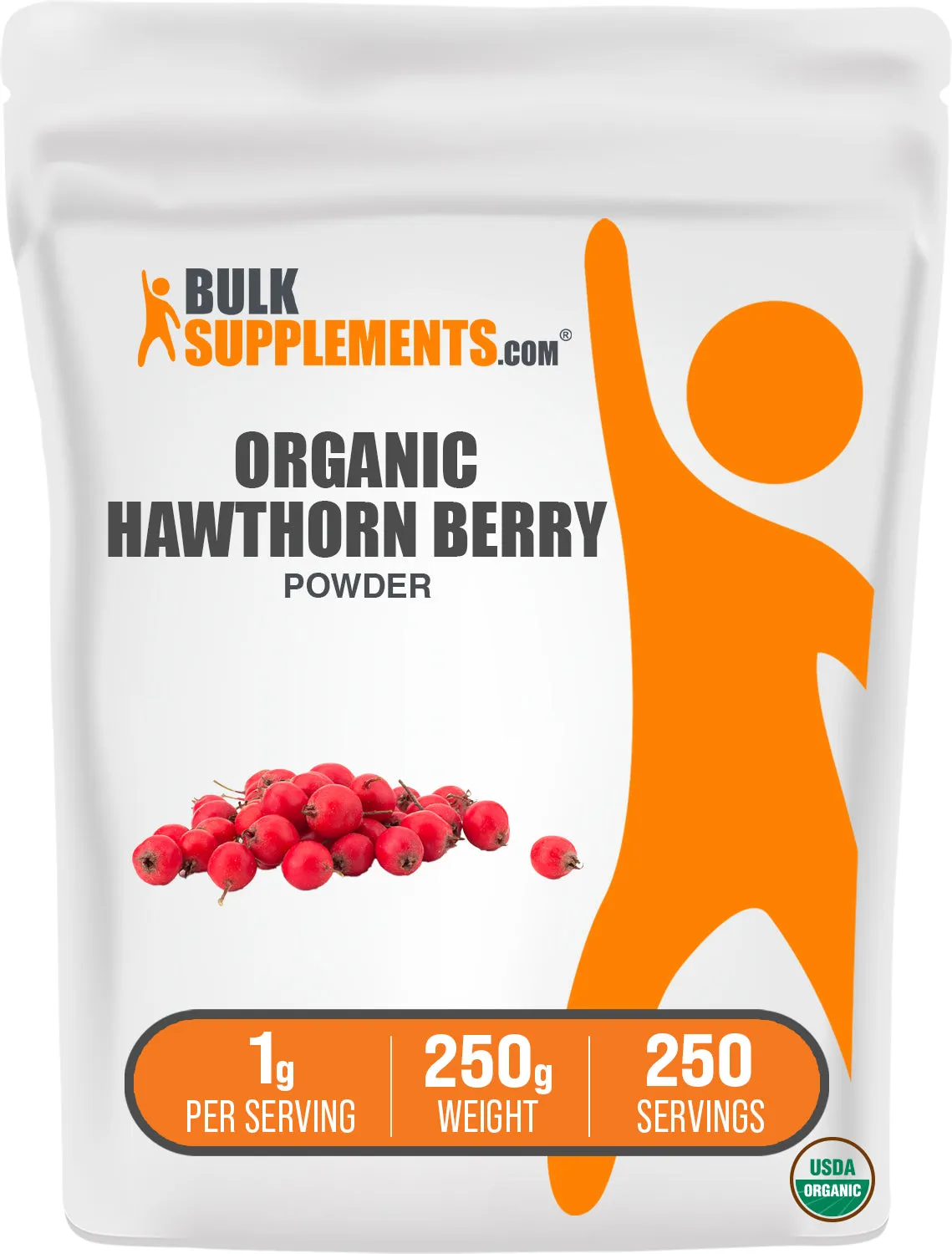 Organic Hawthorn Berry Powder