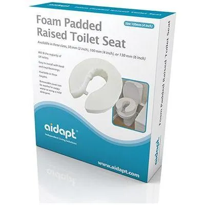 Padded Raised Toilet Seat