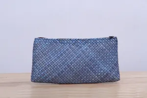 Pandan small wicker bag (Light Blue)