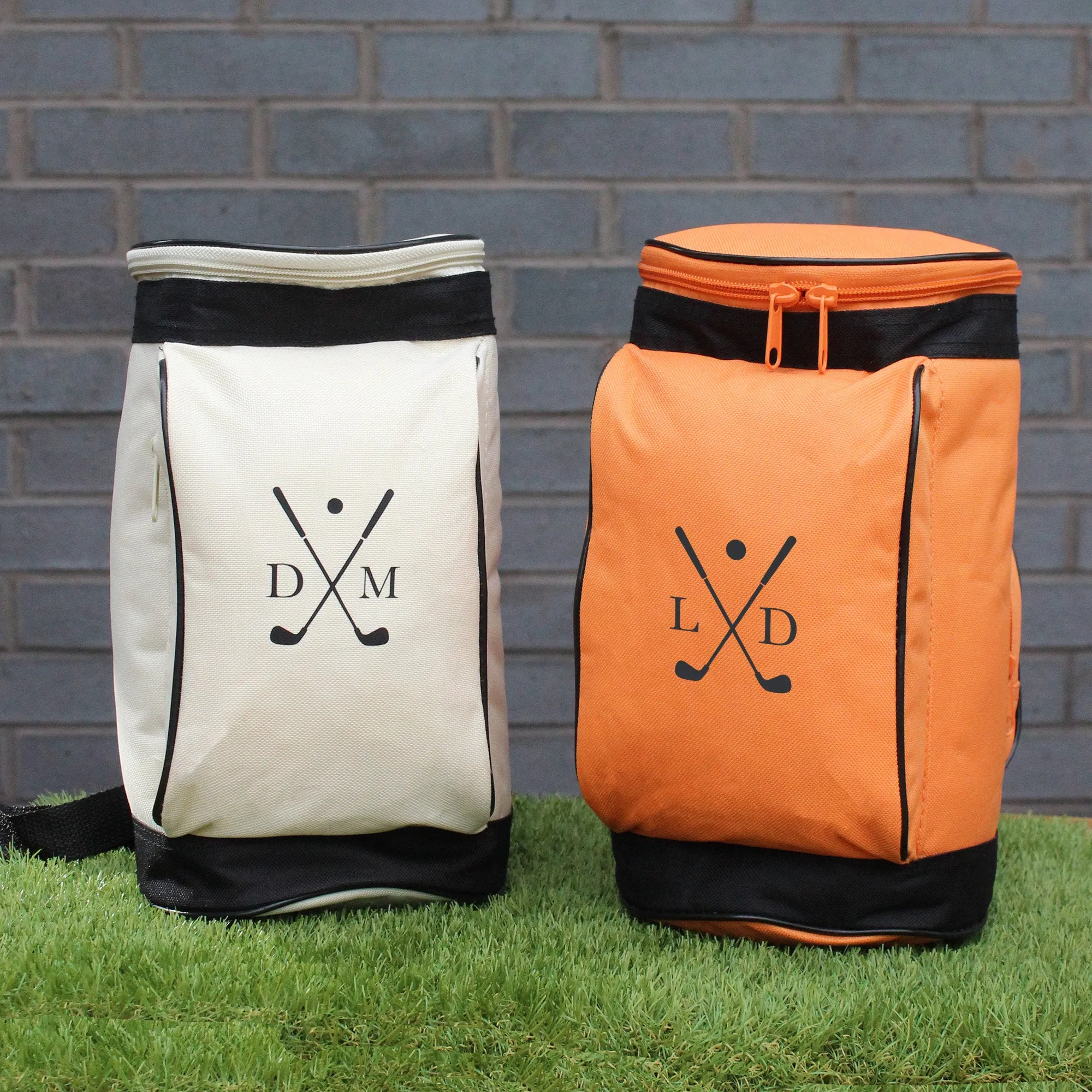 Personalised Golf Caddy Cooler Bag with Initials