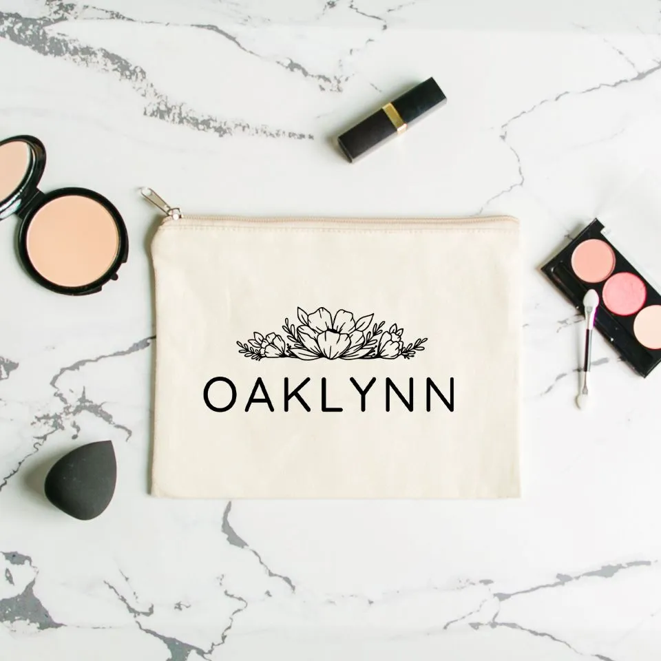 Personalized Makeup Bag