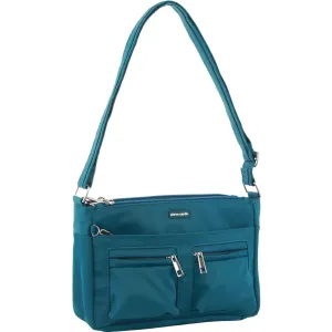 Pierre Cardin Anti-Theft Cross Body Bag - Turquoise