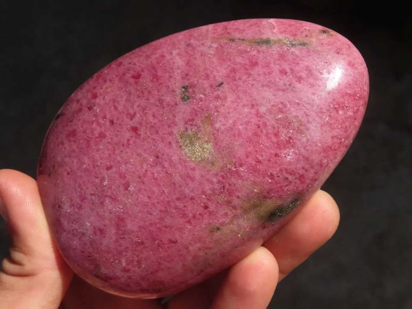 Polished Rhodonite Standing Free Forms x 2 From Ambindavato, Madagascar