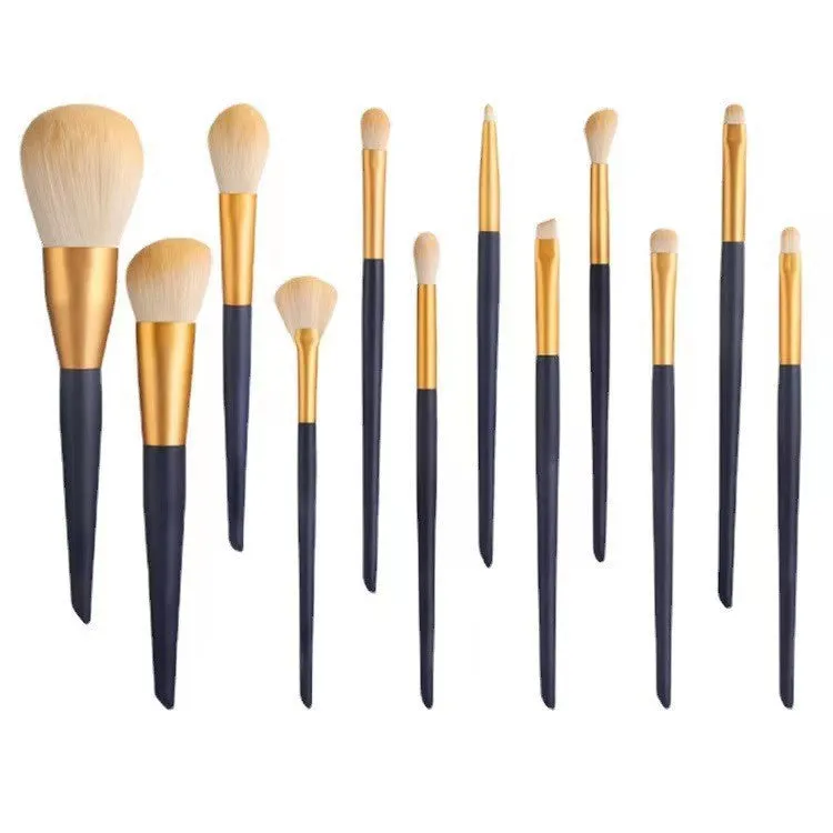 Professional Makeup Brush Set with 12 Basic Mixed Brushes and Brush Bag - Makeup Brush