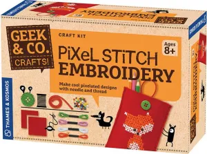 "Pixel Stitch Embroidery" - Craft Kit