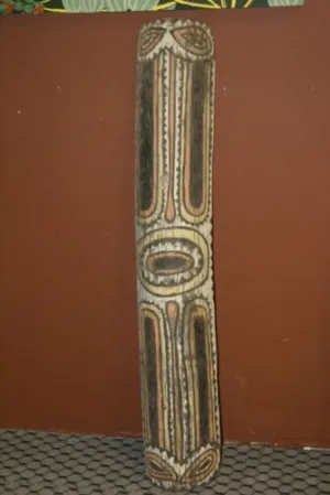 RARE KANINGARA CLAN WARRIOR ARROW DEFLECTOR WAR SHIELD SEPIK PAPUA GUINEA 9A39