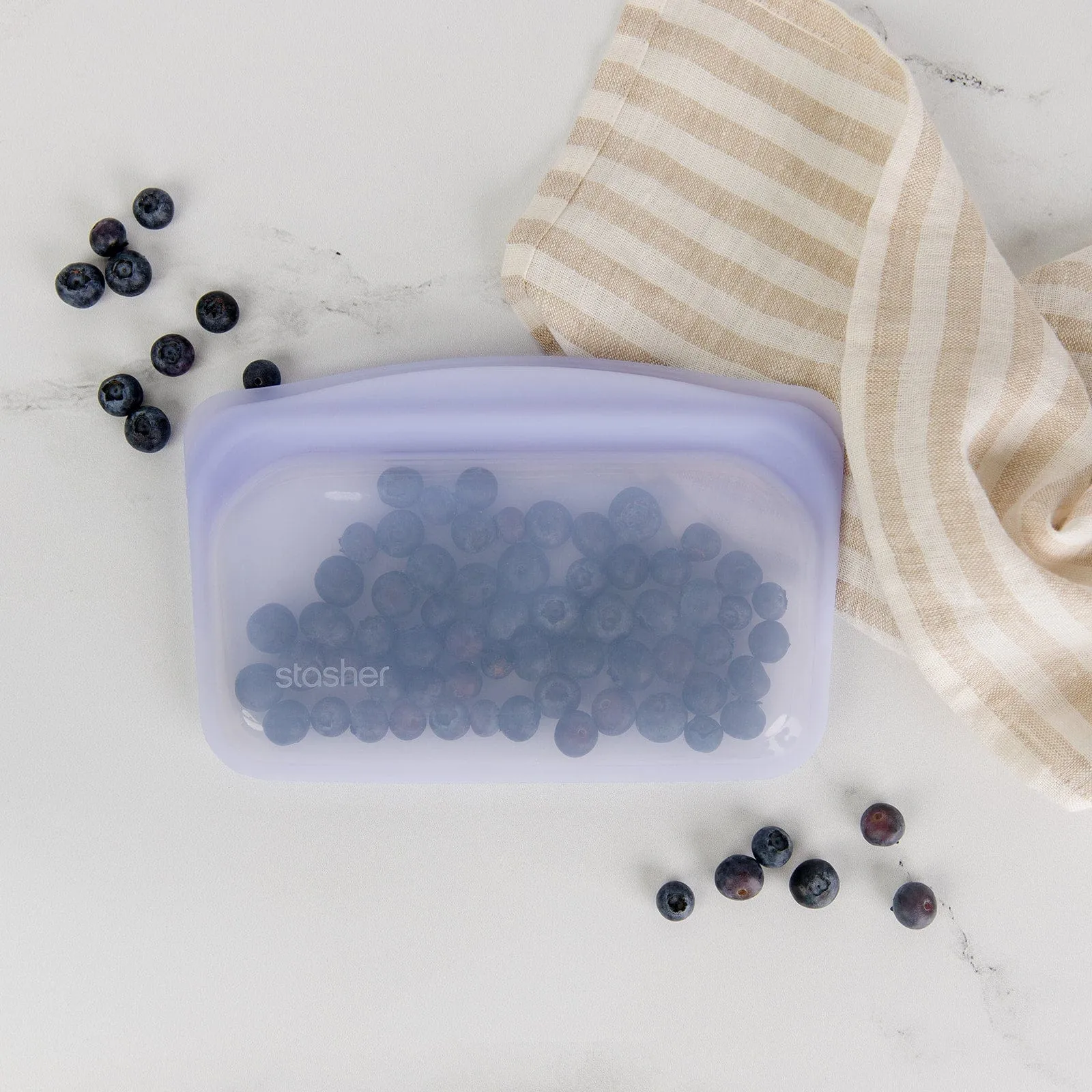 Reusable Silicone Snack Bag - 8 Colors