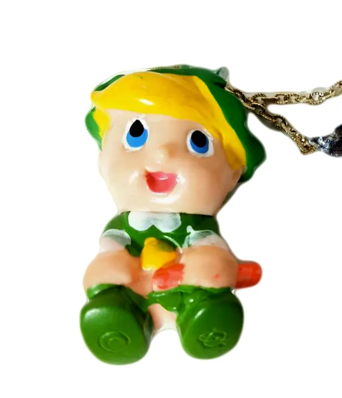 Ribbon Knight Chink Soft Vinyl Pendant Vintage Sofubi Necklace Thing At That Time Figure