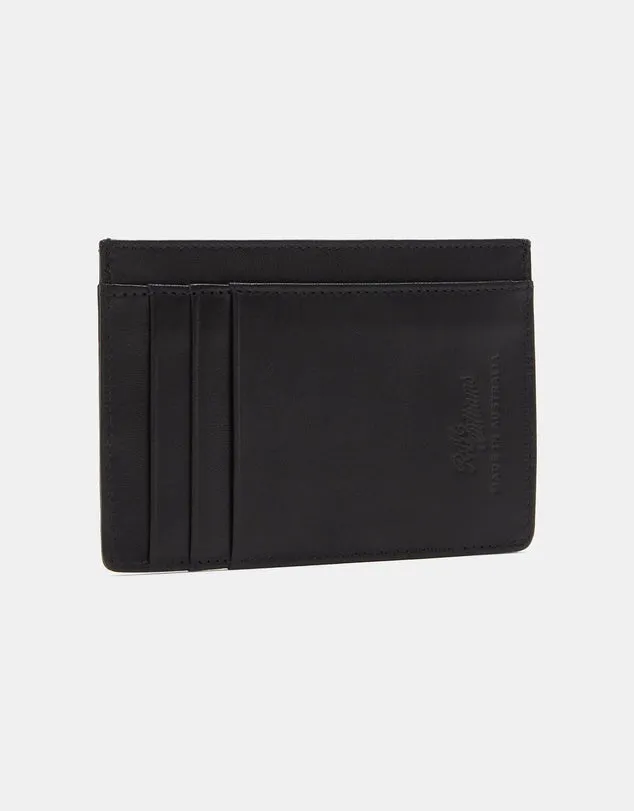 RM Williams Singleton  Card Holder Black