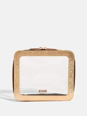 Rose Gold Travel Makeup Bag