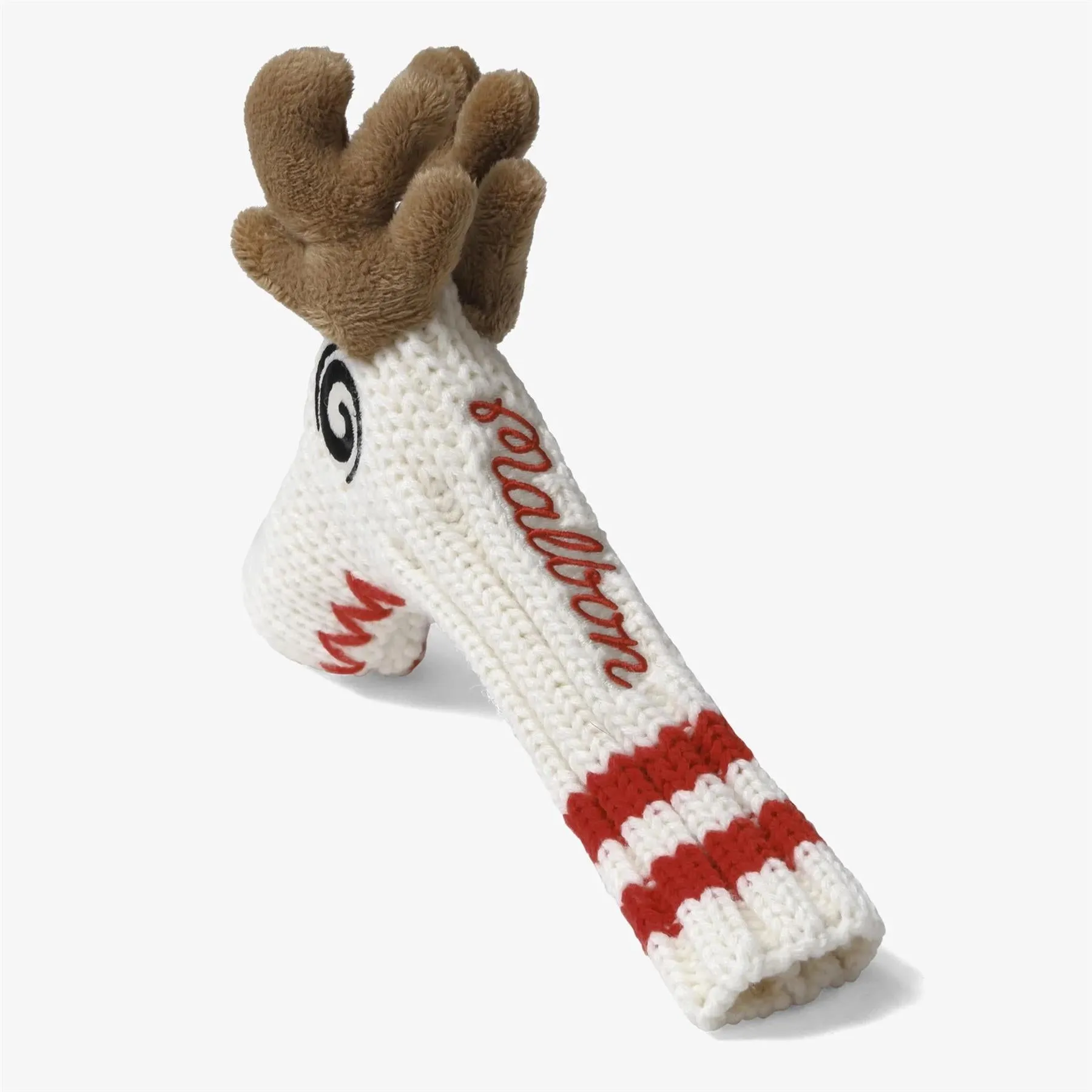 Rudolph Knit Blade Putter Cover Ivory/Red - W24