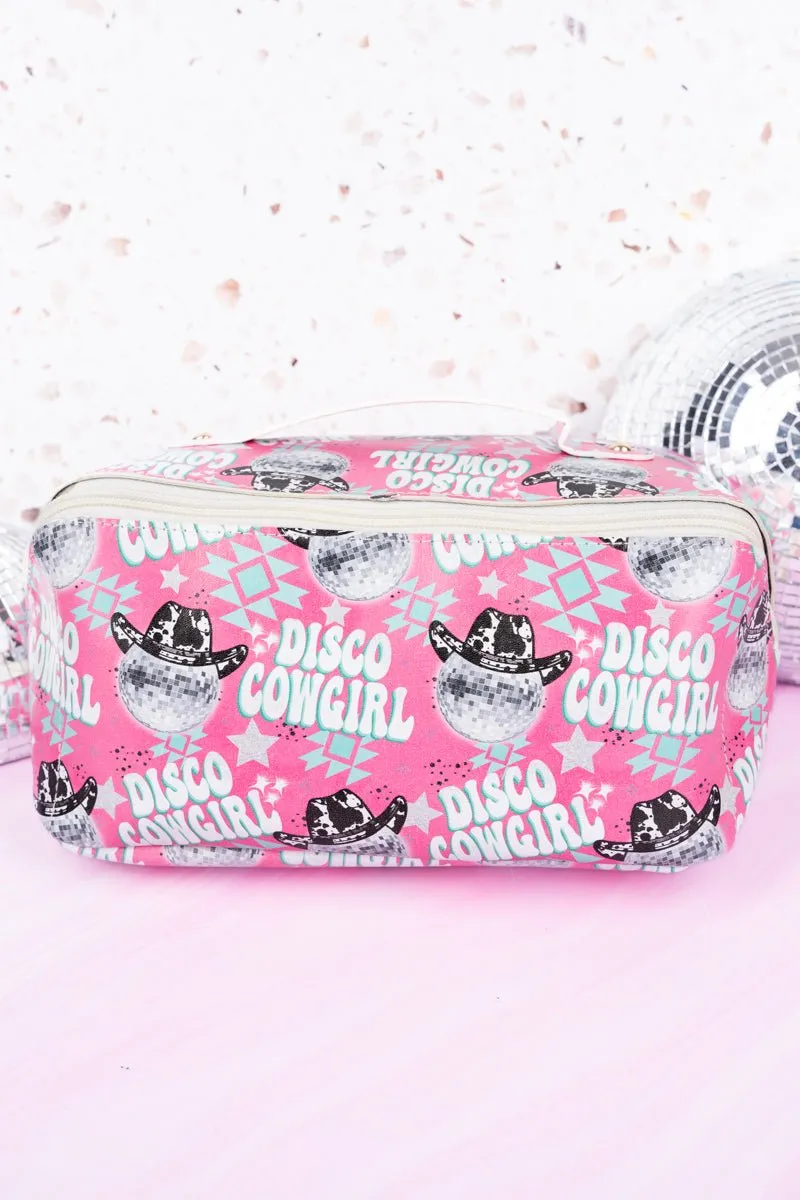 SALE! Disco Cowgirl Jetsetter Expandable Makeup Bag