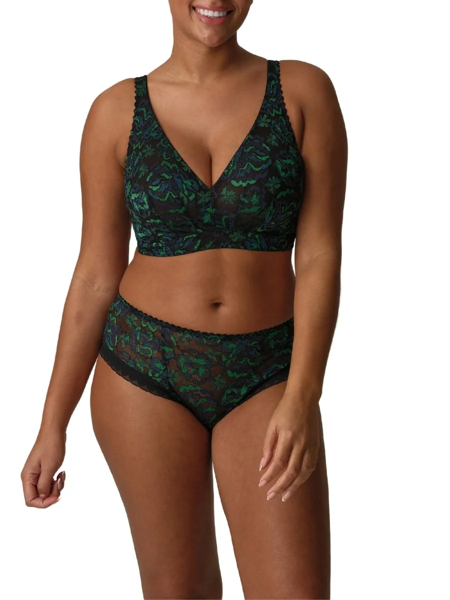 San Angel Wireless Bralette - Peacock Feather