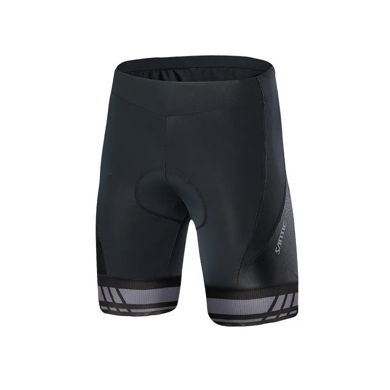 Santic Cayenne Black Men Padded Cycling Shorts