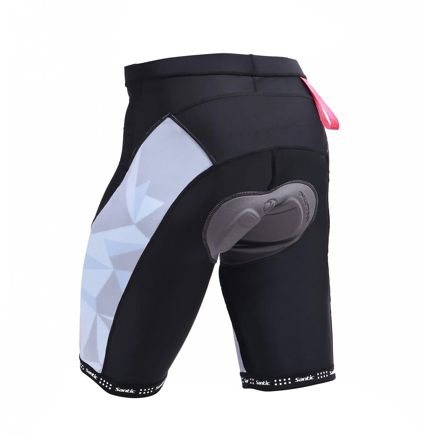 Santic Geometry Blue Men Cycling Shorts