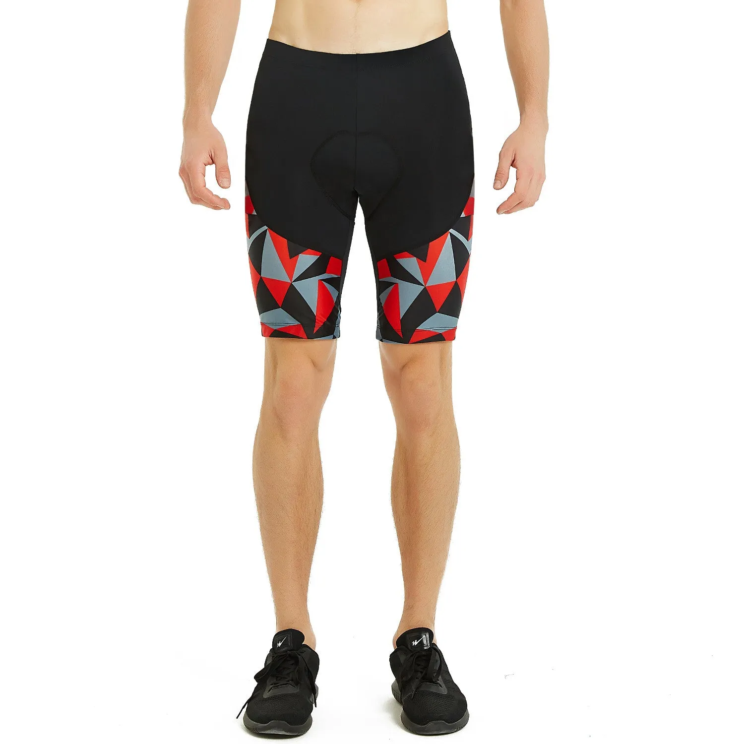 Santic Geometry Red Men Cycling Shorts