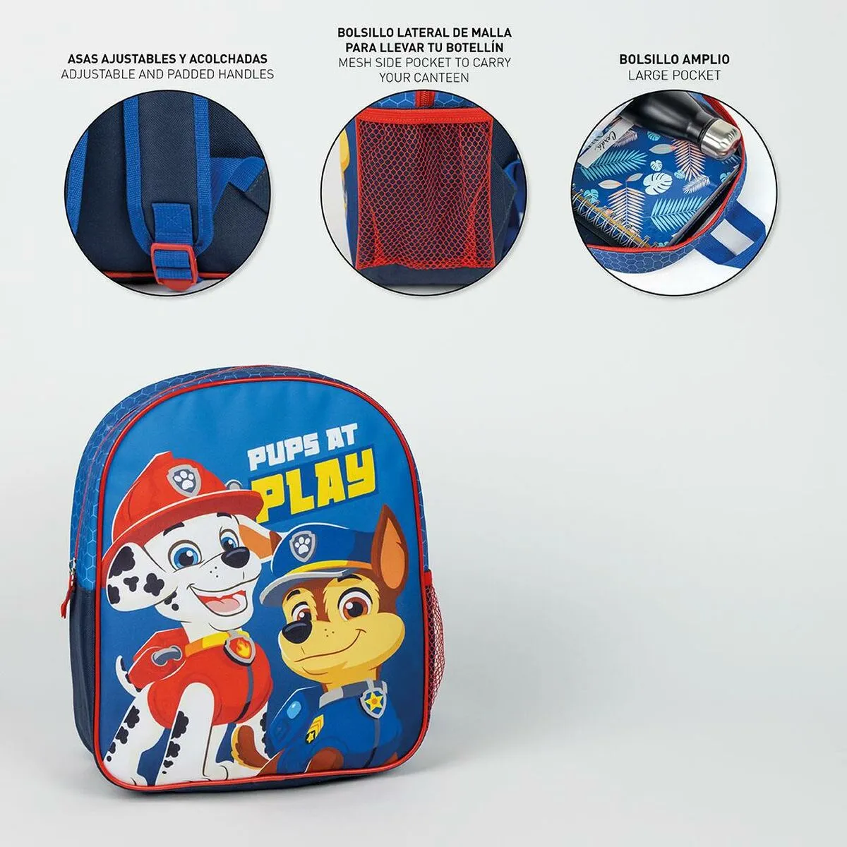 School Bag The Paw Patrol Blue 8 x 30 x 25 cm