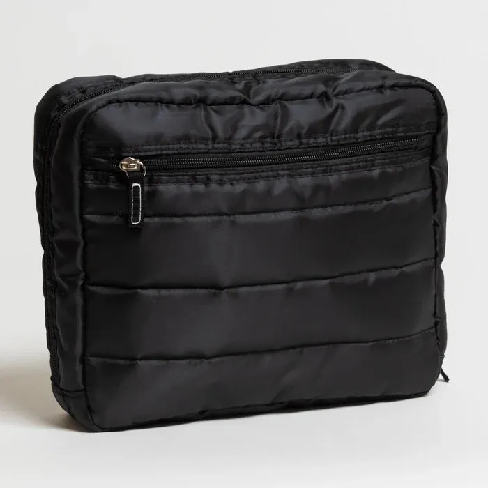 SCOUT - All-Inclusive Toiletry Bag - Black Puffer